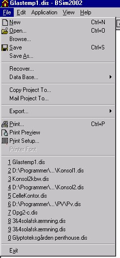 Menuen File (Alt-f).
