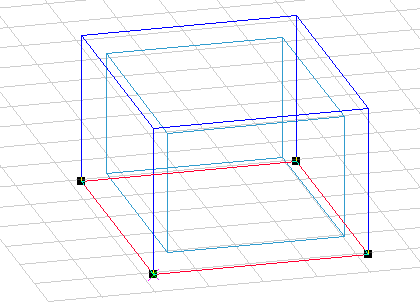 Det indvendige areal er 6,4 m² imod et udvendigt areal på 11,2 m², hvilket giver anledning til en geometrisk kuldebro.