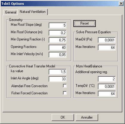 Figur 5. Dialogboks med indstillingerne for bl.a. de tre iterationer. Dialogen åbnes ved at kikke på 'Edit + Options' med tsbi5 aktiveret.
