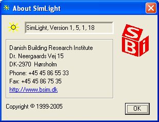 The About SimDXF dialog.