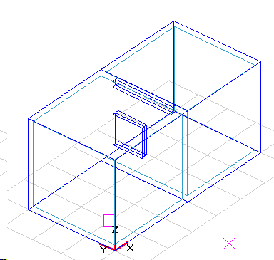 Figure 7. BSim model with only internal openings. Mzm can not be activated.
