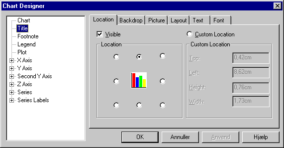 The Title option.
